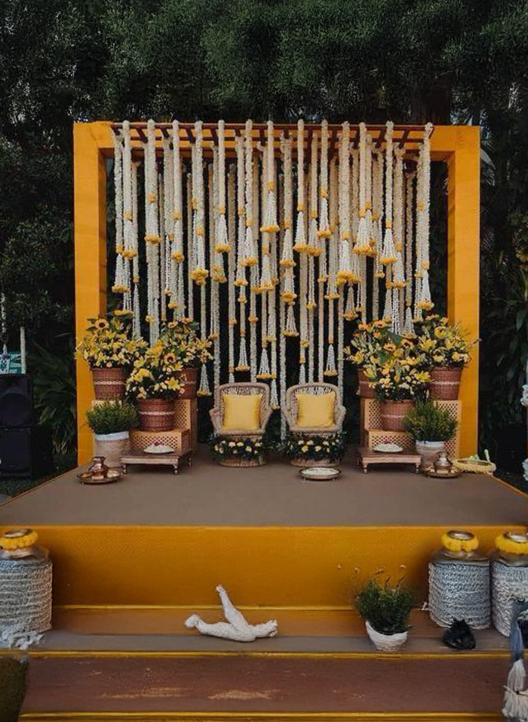Haldi Stage Decor